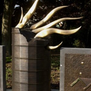 Aafgebrende Gaaskaetel (oorlogsmonument)